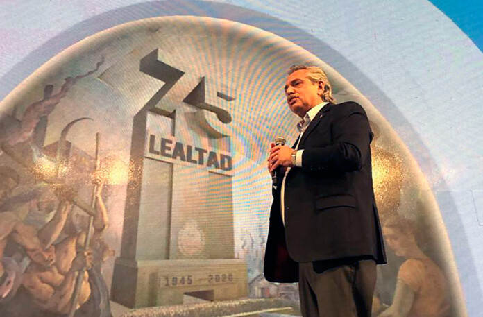 Enojo en la CGT con La Cámpora por el “fracaso” del acto virtual del Día de la Lealtad