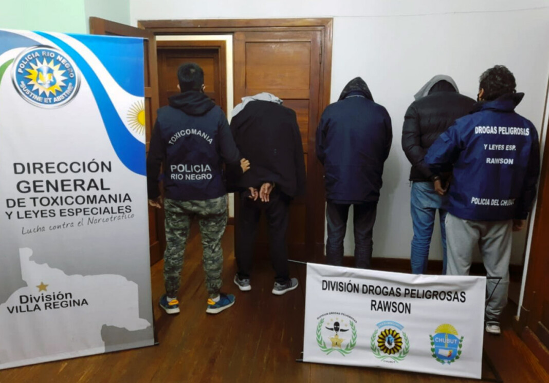 30 allanamientos en Chubut y Río Negro: cocaína por $ 33 millones