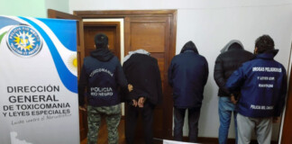 30 allanamientos en Chubut y Río Negro: cocaína por $ 33 millones