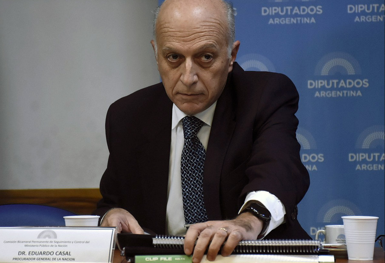 El procurador general interino Eduardo Casal -
