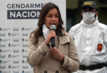 La ministra de Seguridad Sabina Frederic - Foto: Telam
