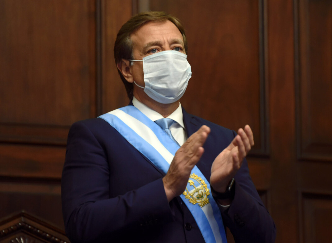 El gobernador de Mendoza, Rodolfo Suarez