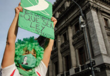 Legalización del aborto: desfile de funcionarios y división entre “celestes” y “verdes” en el recinto de Diputados Reclaman que se trate y apruebe este año el proyecto de Interrupción Voluntaria del Embarazo - Foto: Telam