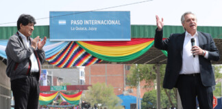 Alberto Fernández acompañó a Evo Morales hasta la frontera con Bolivia y dejó un mensaje