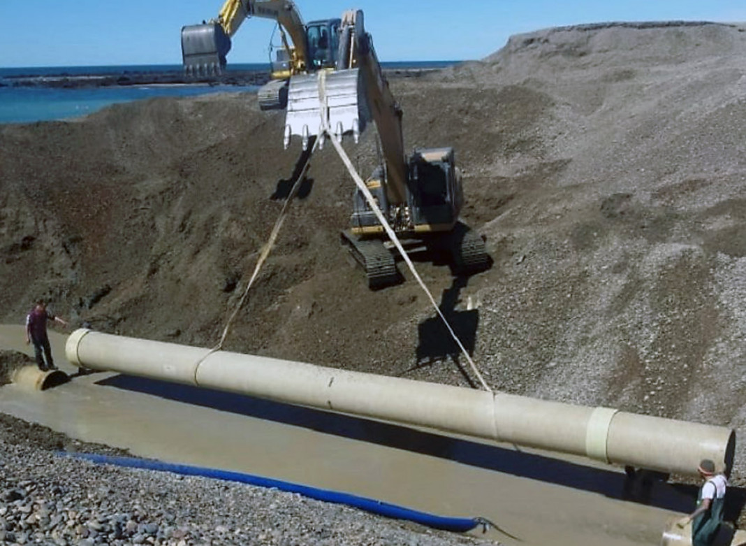 La rotura del caño de la toma en la Planta de Ósmosis de Caleta Olivia, le costará la provincia unos 50 millones de dólares