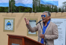 El Presidente de la Comisión de Fomento de Cañadón Seco, Jorge Soloaga