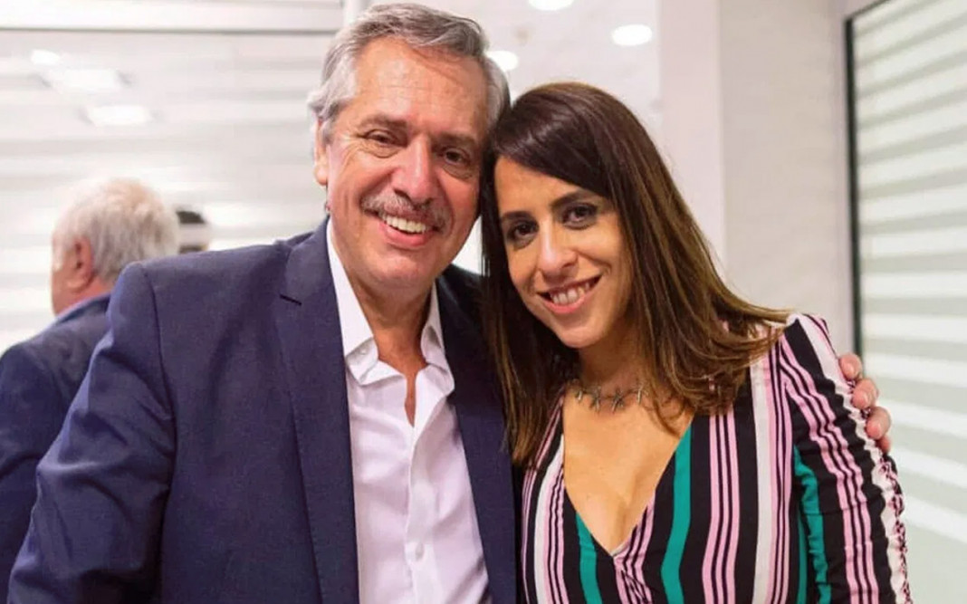 Victoria Donda y Alberto Fernández