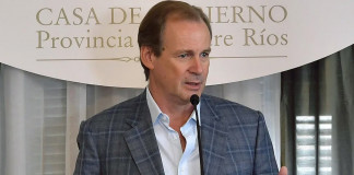 Gobernador de Entre Ríos Gustavo Bordet