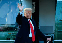 Donald Trump abandonó la Casa Blanca