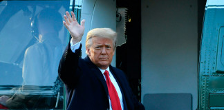 Donald Trump abandonó la Casa Blanca