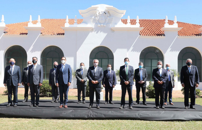 Corrientes: El presidente Alberto Fernández encabeza en Yapeyú el acto en conmemoración del 243 aniversario del nacimiento del General San Martín - Foto: Telam