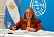 La Gobernadora Alicia Kirchner