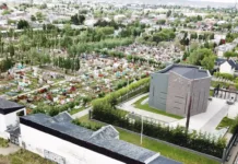 El mausoleo de la familia Kirchner en el cementerio de Río Gallegos - Foto: OPI Santa Cruz/Francisco Muñoz