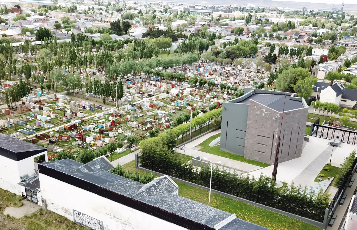 El mausoleo de la familia Kirchner en el cementerio de Río Gallegos - Foto: OPI Santa Cruz/Francisco Muñoz El mausoleo de la familia Kirchner en el cementerio de Río Gallegos - Foto: OPI Santa Cruz/Francisco Muñoz