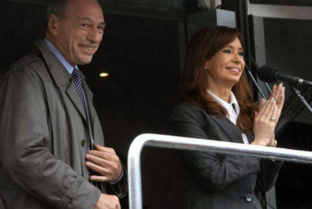 Cristina Kirchner junto a Eugenio Zaffaroni