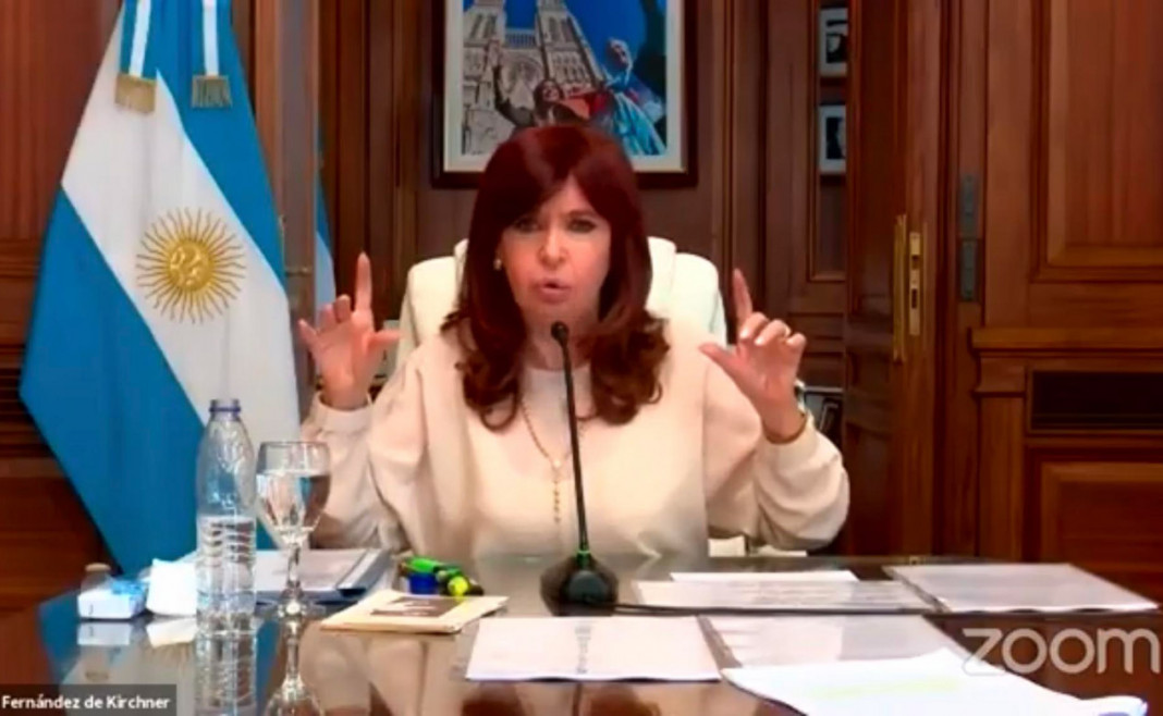 Cristina Fernández en el banco de los acusados - Foto: