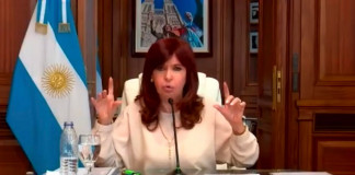 Cristina Fernández en el banco de los acusados - Foto: