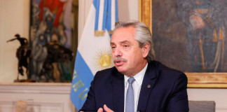 El presidente Alberto Fernández -