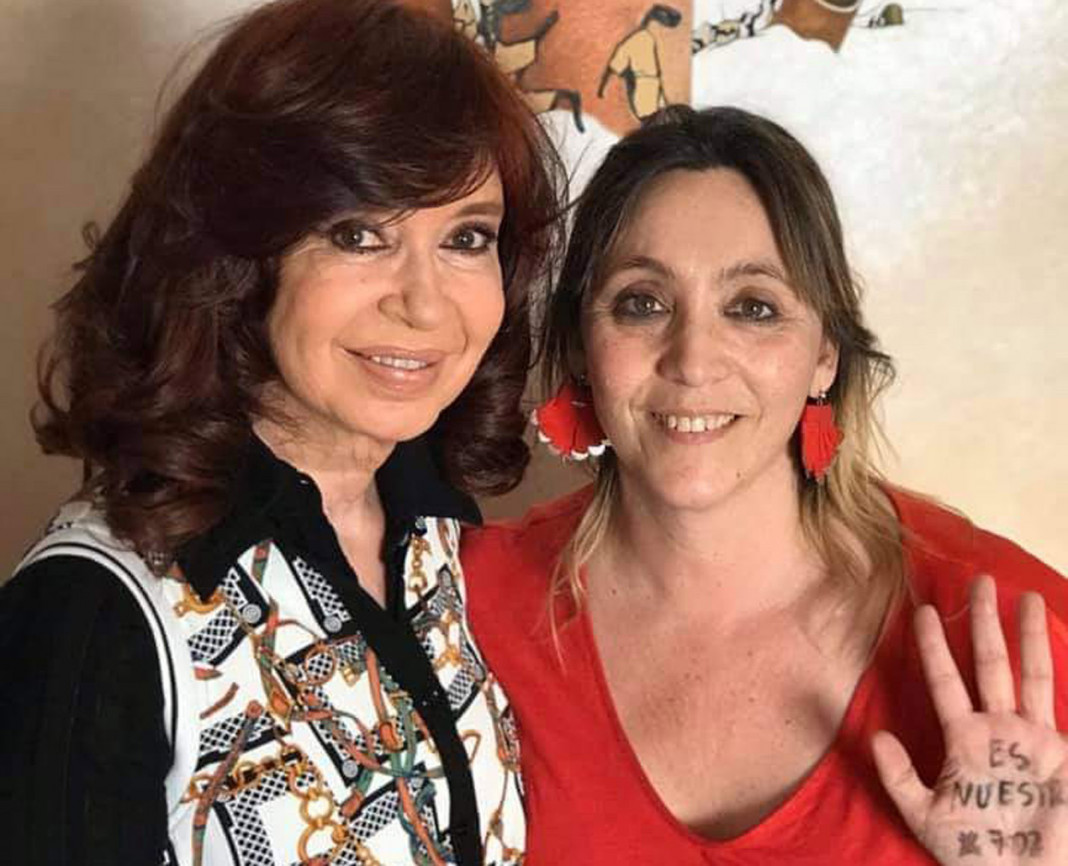 La Dra Verónica Decristófaro junto a la Vice presidente de la Nación Cristina Fernández
