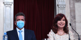 Sergio Massa junto a Cristina Kirchner - Foto: Telam