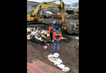 NUEVO ESCÁNDALO EN SANTA CRUZ: EN RIO TURBIO ENCONTRARON DOCUMENTACIÓN DE YCRT ENTERRADA EN UN TERRENO BALDÍO