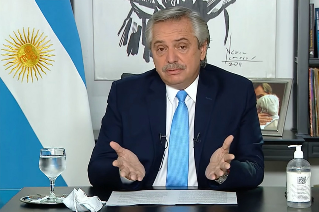 El presidente de la Nación Alberto Fernández