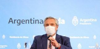 El presidente Alberto Fernández