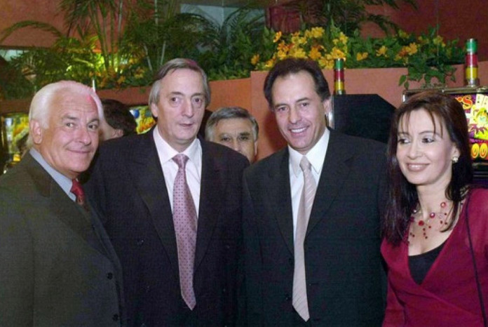Lopez, Castellano y los Kirchner en el Casino Club de Río Gallegos
