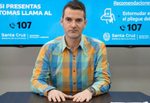 ALERTA Y PREOCUPACIÓN. EL HOSPITAL DE PUERTO SANTA CRUZ TIENE UN CONTAGIADO DE COVID EN INTERNACIÓN COMÚN Secretario de Estado de Políticas Sanitarias de la provincia, Ignacio Suárez Moré