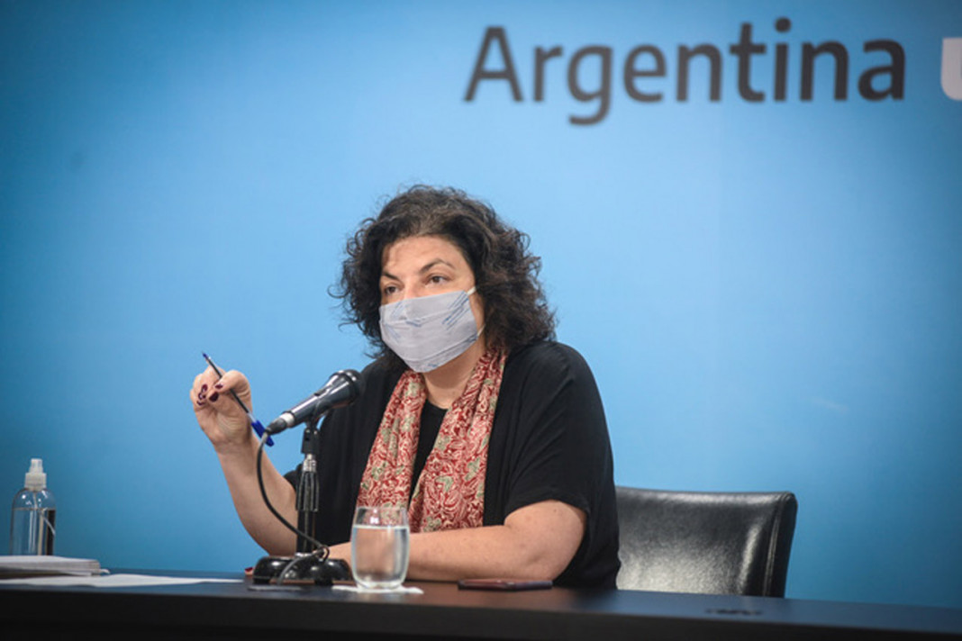 La ministra de Salud, Carla Vizzotti