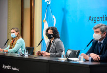 Nuevas restricciones por el coronavirus: Carla Vizzotti afirmó que se necesitan “tres semanas de un esfuerzo más grande” Carla Vizzotti en conferencia de prensa