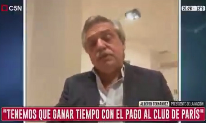 Alberto Fernández: “Quiero ponerme de acuerdo con el FMI lo antes que pueda, el problema es cómo”
