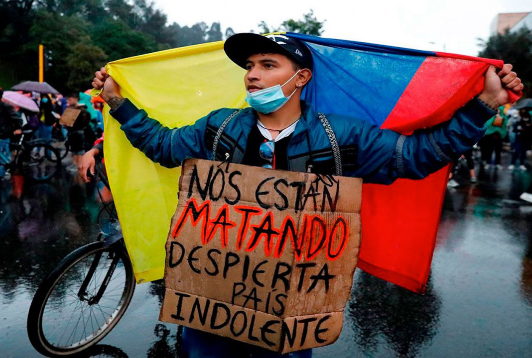 Tensión en Colombia: primer cara a cara de Duque con los líderes de las protestas