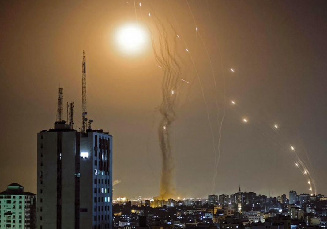 En menos de tres días, hubo más de 1000 cohetes disparados desde Gaza hacia Israel