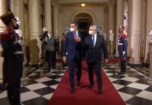 Alberto Fernández recibe a Pedro Sánchez y a una comitiva de empresarios españoles Alberto Fernández recibe a Pedro Sánchez y a una comitiva de empresarios españoles