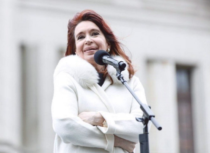 Cristina Kirchner en La Plata - Foto: Twitter