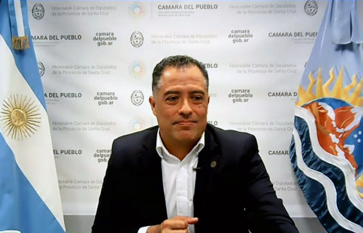 El Vicegobernador Eugenio Quiroga en conferencia de prensa virtual