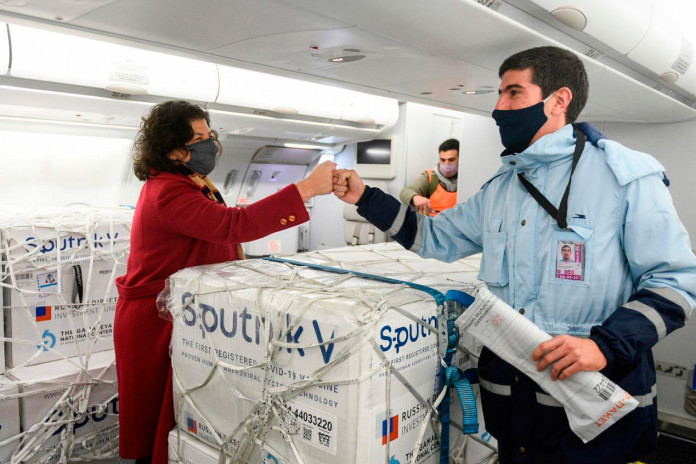 La ministra Carla Vizzotti vacunas Sputnik V