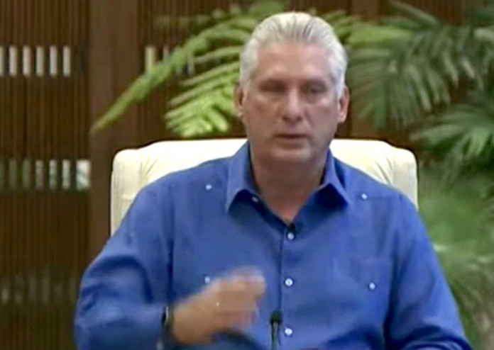 El presidente de Cuba, Miguel Díaz-Canel