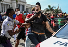 La Argentina evitó firmar una declaración en rechazo a las detenciones en Cuba Cuba manifestación
