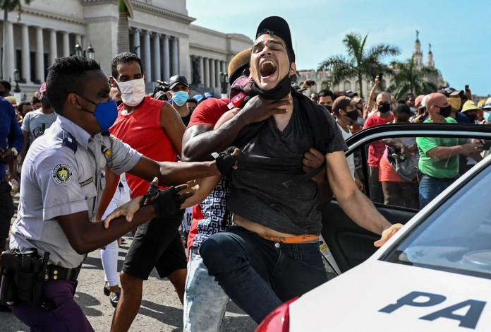 Cuba manifestación