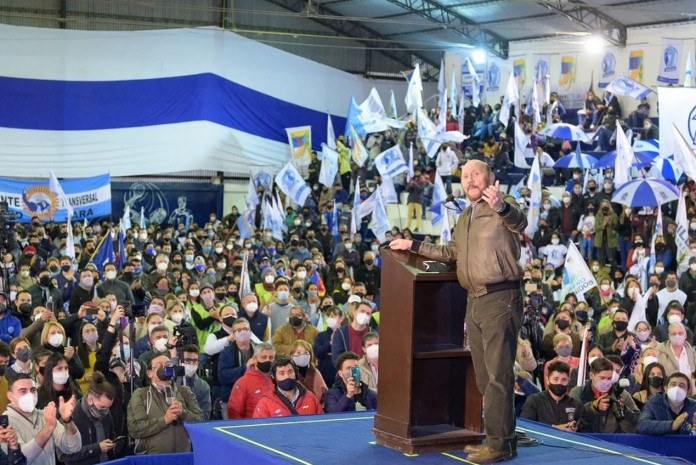 El acto de Insfrán en Formosa