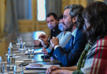 Santiago Cafiero anticipó que hoy se aprobará el esquema de Moderna para menores con factores de riesgo El jefe de gabinete Santiago Cafiero - Foto: Telam