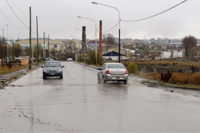 Avenida YCF en Río Turbio