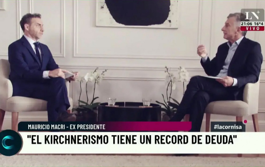 Mauricio Macri reapareció en la escena política