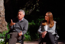 Mauricio Macri se sumó a la campaña de Juntos por el Cambio y se mostró con Vidal: “Hay que ir a votar” El expresidente participó en una actividad junto a la precandidata a diputada nacional Maria Eugenia Vidal - Foto: Telam