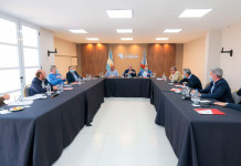 UN ERROR DE ALBERTO FERNÁNDEZ EN EL DISCURSO DISGUSTÓ A SUS CANDIDATOS DEL FRENTE DE TODOS EN CHUBUT Alberto Fernández reunido con gobernadores en La Rioja -