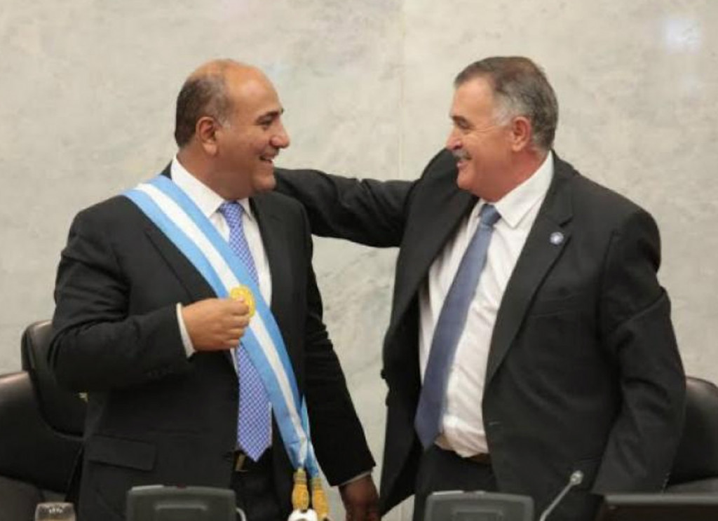 Osvaldo Jaldo Juan Manzur, gobernador y vice de Tucumán -