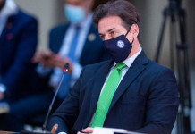 El presidente de Uruguay Luís Lacalle Pou