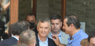 Mauricio Macri en Dolores - Foto: Telam